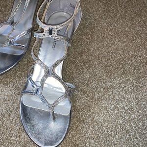 Women’s silver sandals
